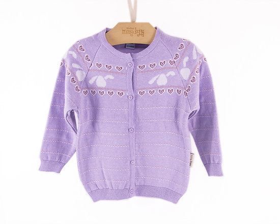 Imagem de CASACO JACQUARD BEBE MENINA