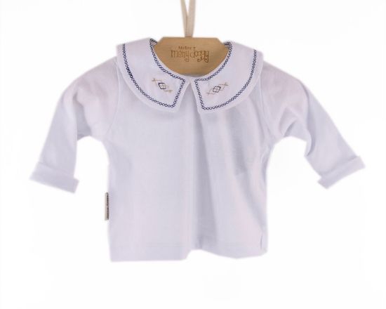 Imagem de BLUSA ML GOLA BORDADA MENINO FAIXA 1