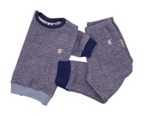 Imagem de CONJ MOLETOM DOUBLE GRAY