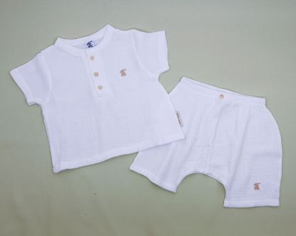 Imagem de CONJ BLUSA/BERMUDA FRALDA
