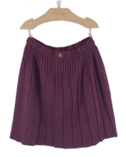 Imagem de SAIA TRICOT PREGAS TEEN