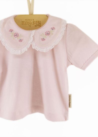 Imagem de BLUSA MC GOLA BORDADA MENINA FAIXA 1