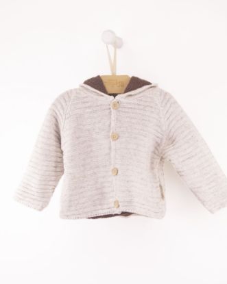 Mostrar detalhes de CASACO MALHA E PELE BOY BABY Imagem de CASACO MALHA E PELE BOY BABY