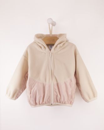Mostrar detalhes de JAQUETA POLAR CAPUZ MENINA BABY Imagem de JAQUETA POLAR CAPUZ MENINA BABY